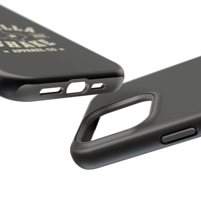 Black w/Ivory Logo lmpact-Resistant Phone Cases