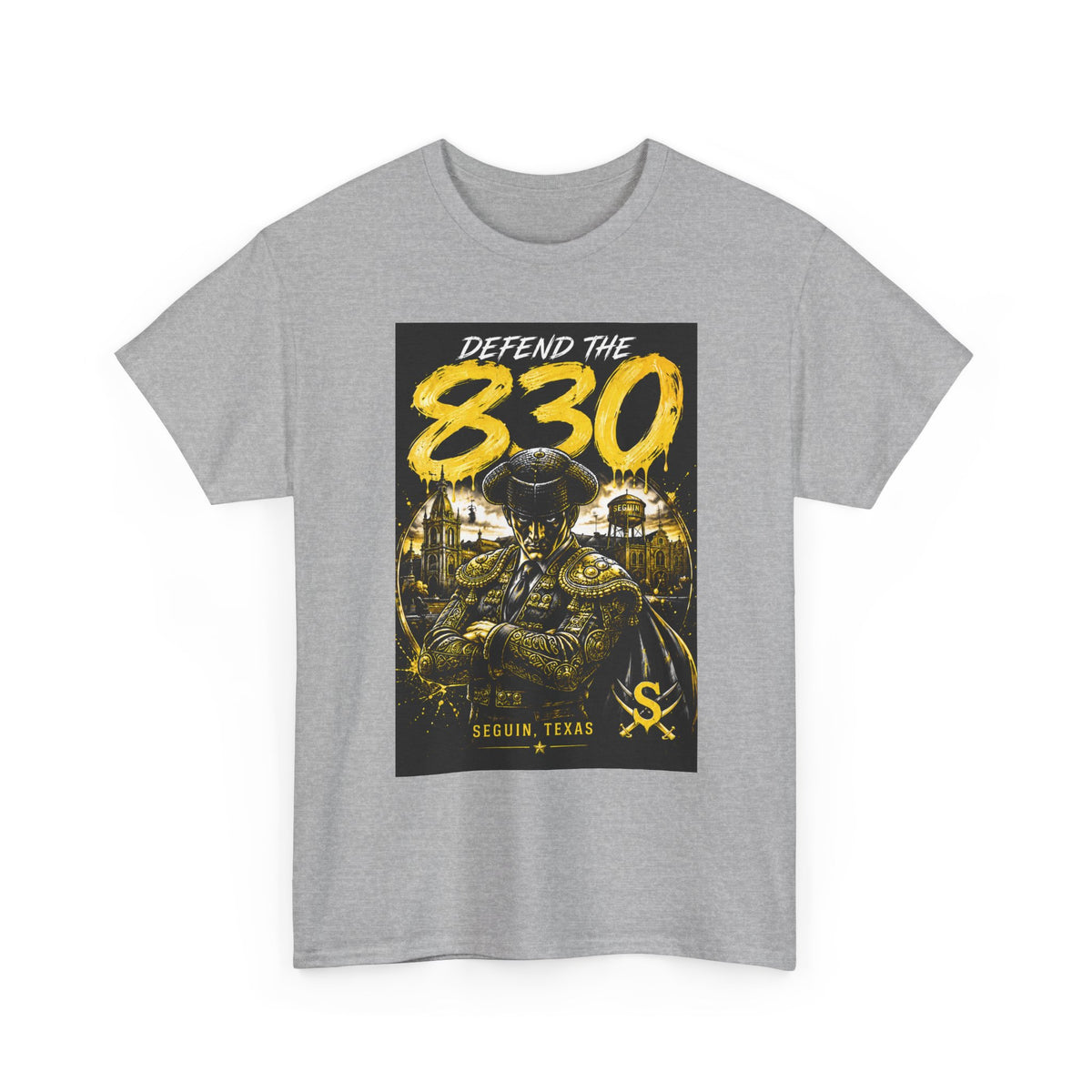 Defend The 830 Matador T-Shirt — San Antonio Pride, Military/Streetwear Graphic Tee