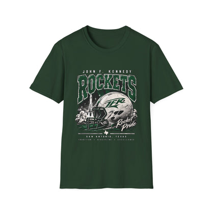 Rockets Vintage Graphic T-Shirt — John F. Kennedy Space Team Tee
