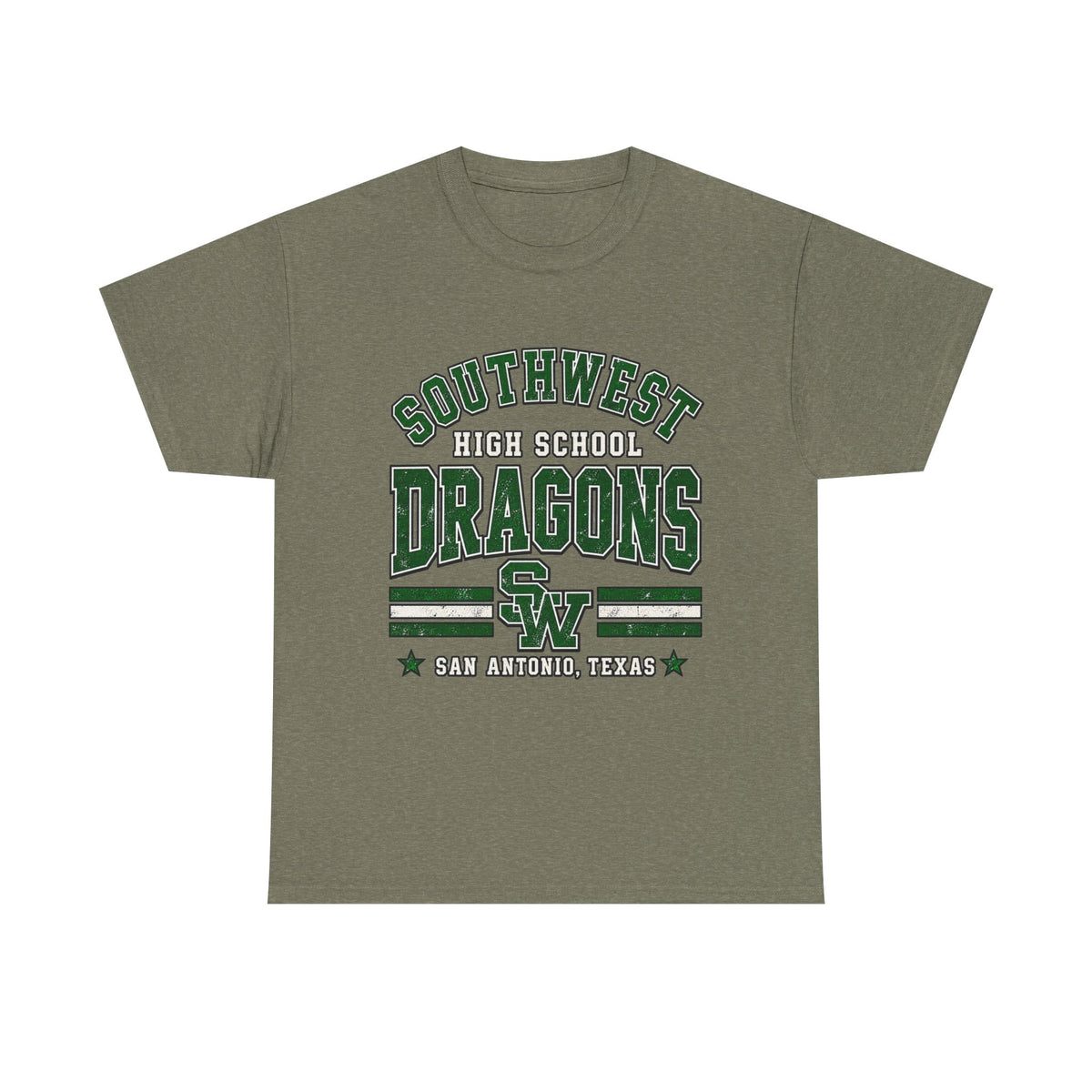 Southwest High School Dragons Tee — San Antonio, TX School Spirit Shirt