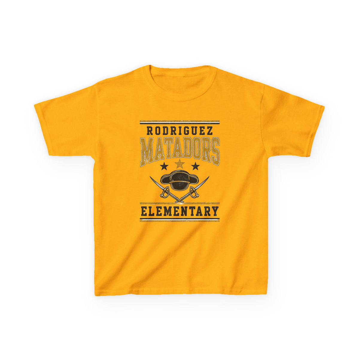 Rodriguez Matadors Elementary Kids T-Shirt — School Spirit Tee