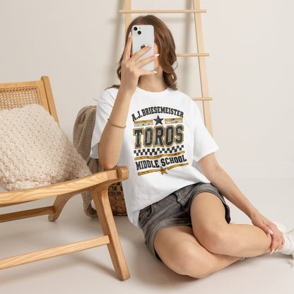 Toros Middle School Tee — A.J. Briesemeister School Spirit T-Shirt