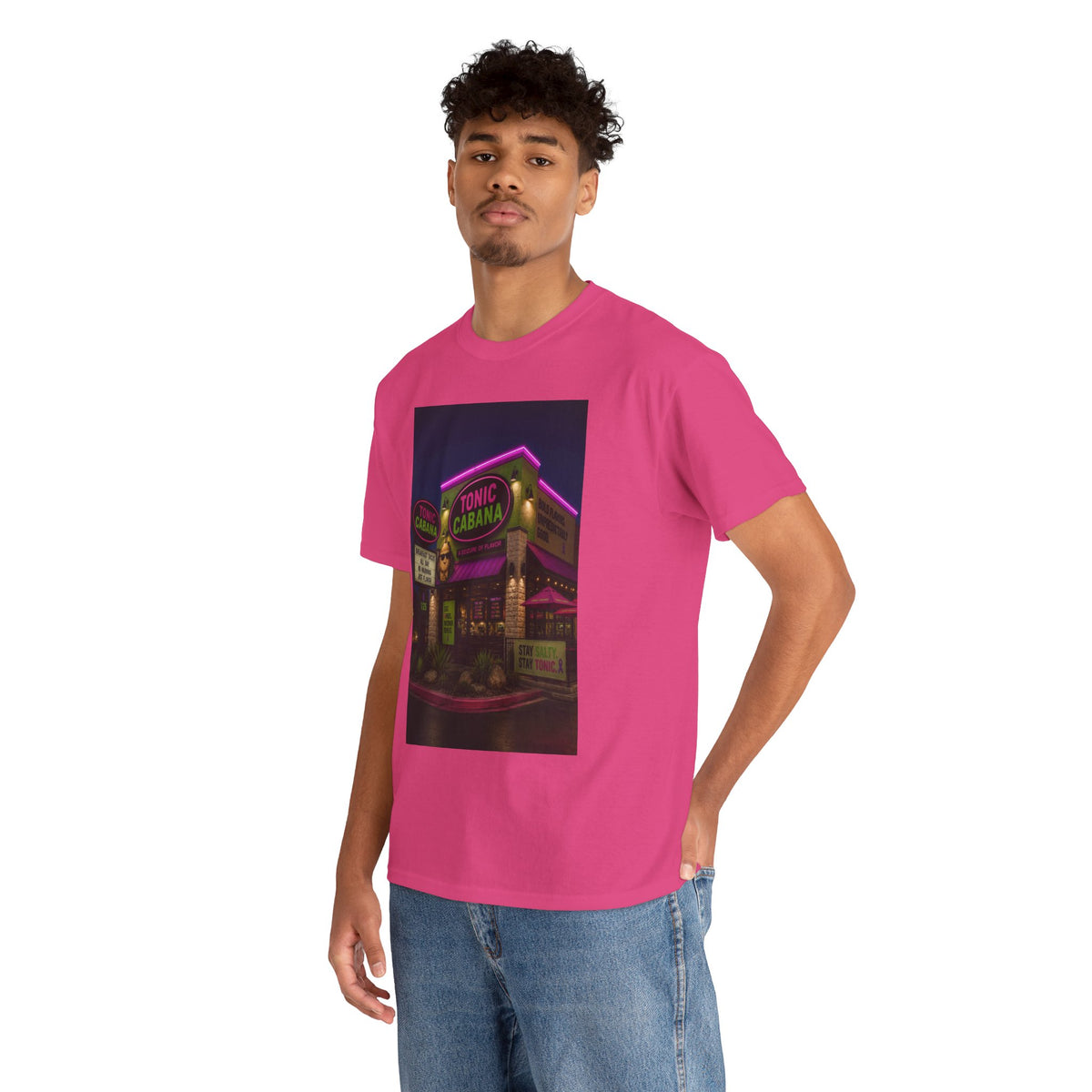T-Shirt — Neon Tonic Cabana Nightclub Graphic Tee
