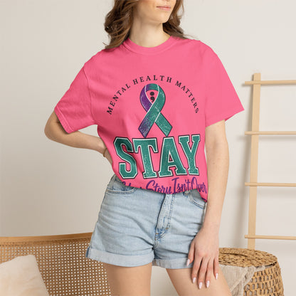 Mental Health Awareness 'Stay — Your Story Isn't Over' T-Shirt