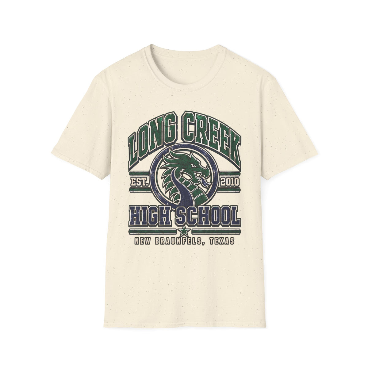 Long Creek High School Mascot T-Shirt — School Spirit Dragon Tee (Established 2010)
