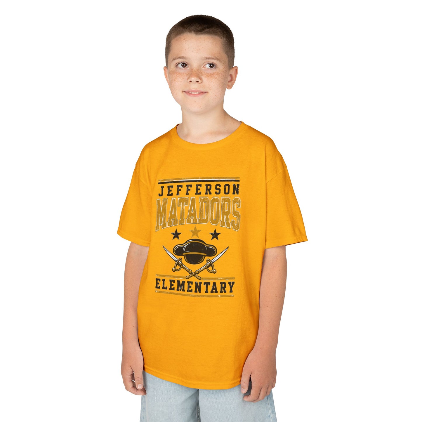 Jefferson Matadors Elementary Kids T-Shirt — School Spirit Tee
