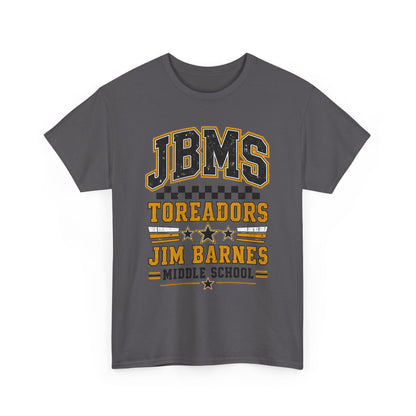 Jim Barnes Middle School Toreadors Tee — JBMS School Spirit T-Shirt