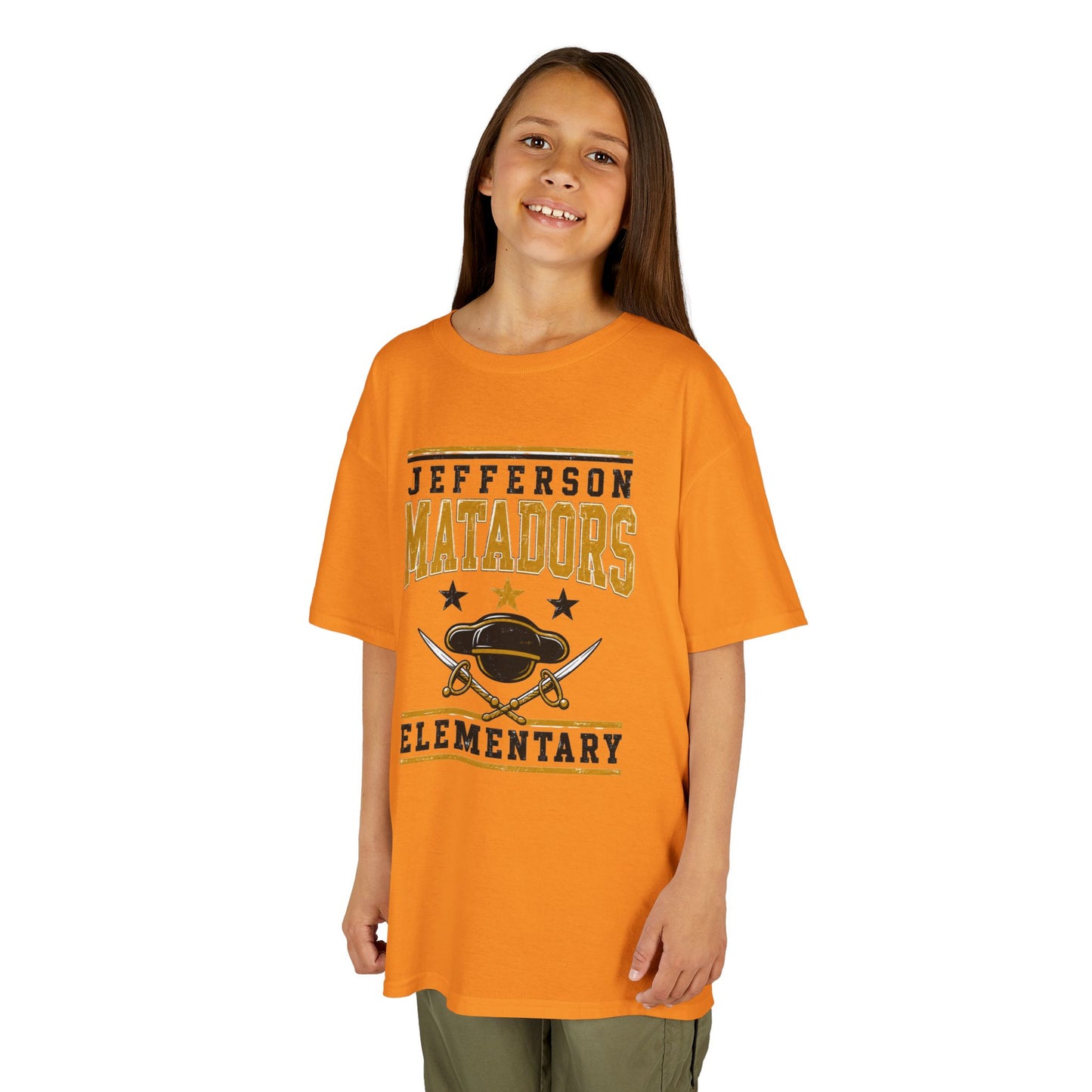 Jefferson Matadors Elementary Kids T-Shirt — School Spirit Tee