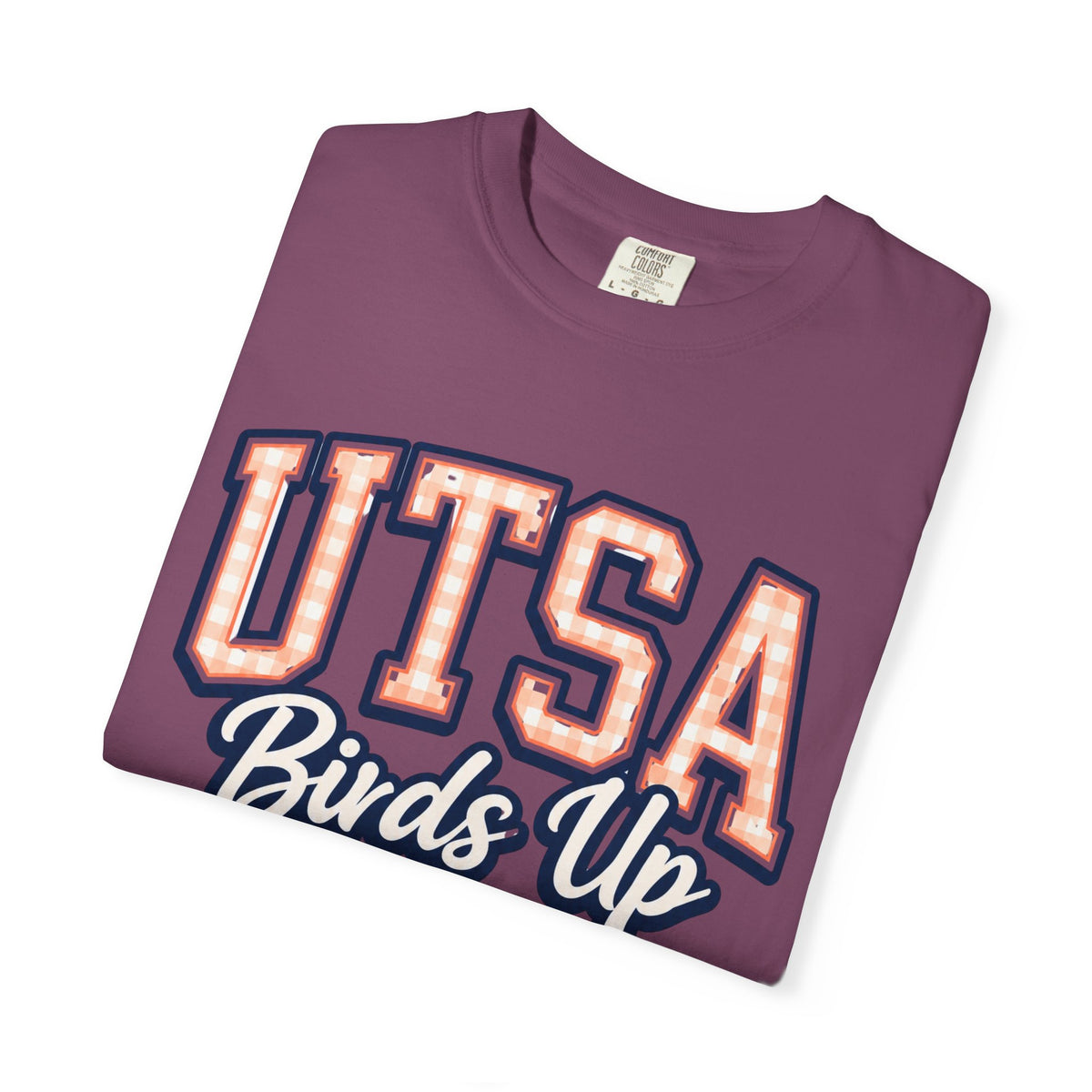 UTSA Birds Up T-Shirt — San Antonio Orange Garment-Dyed Tee