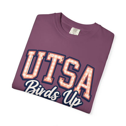 UTSA Birds Up T-Shirt — San Antonio Orange Garment-Dyed Tee