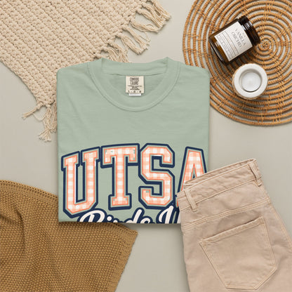 UTSA Birds Up T-Shirt — San Antonio Orange Garment-Dyed Tee