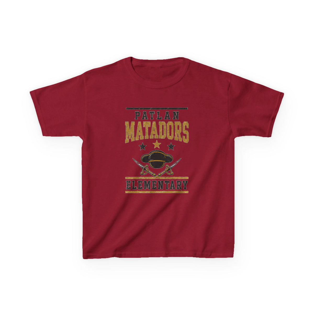 Patlan Matadors Elementary Kids T‑Shirt — School Spirit Tee