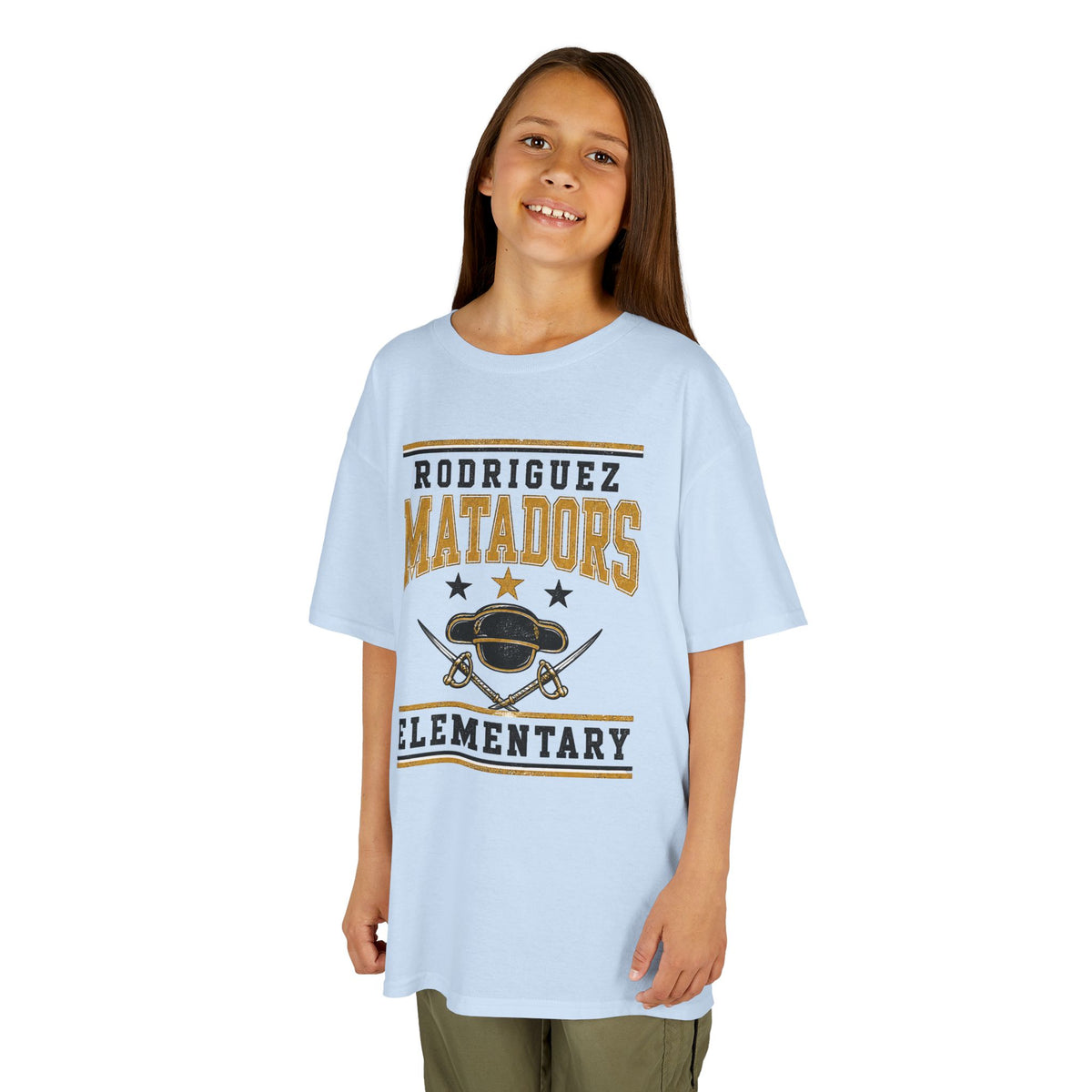 Rodriguez Matadors Elementary Kids T-Shirt — School Spirit Tee