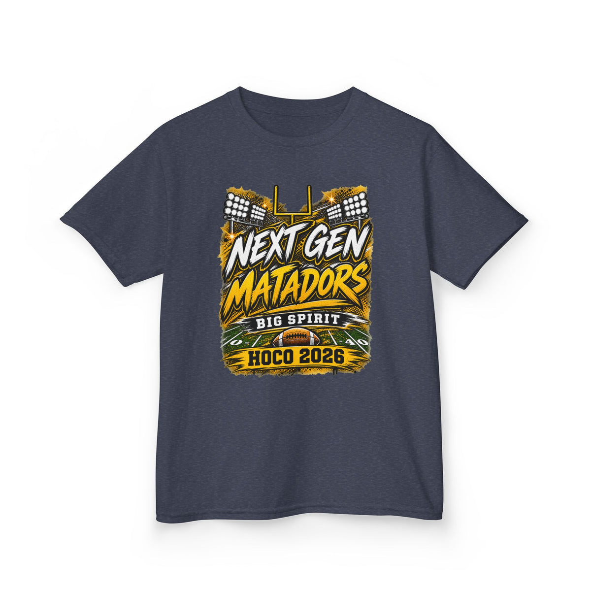 Kids Tee — "Next Gen Matadors" HOCO 2026 Big Spirit School Spirit Shirt