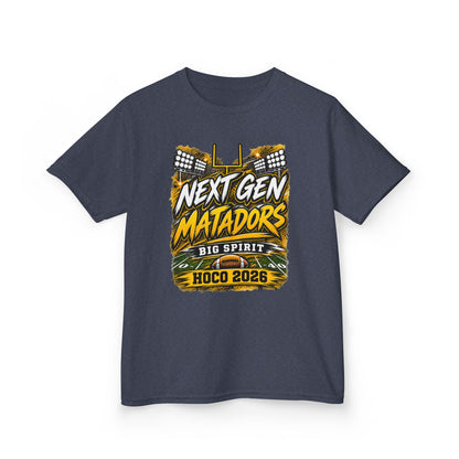 Kids Tee — "Next Gen Matadors" HOCO 2026 Big Spirit School Spirit Shirt