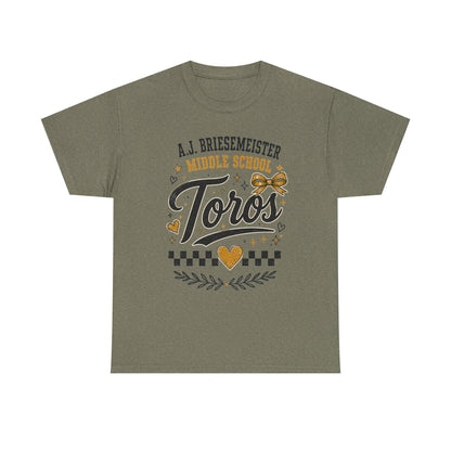 Toros Middle School Tee — L.J. Briesemaster School Spirit Shirt