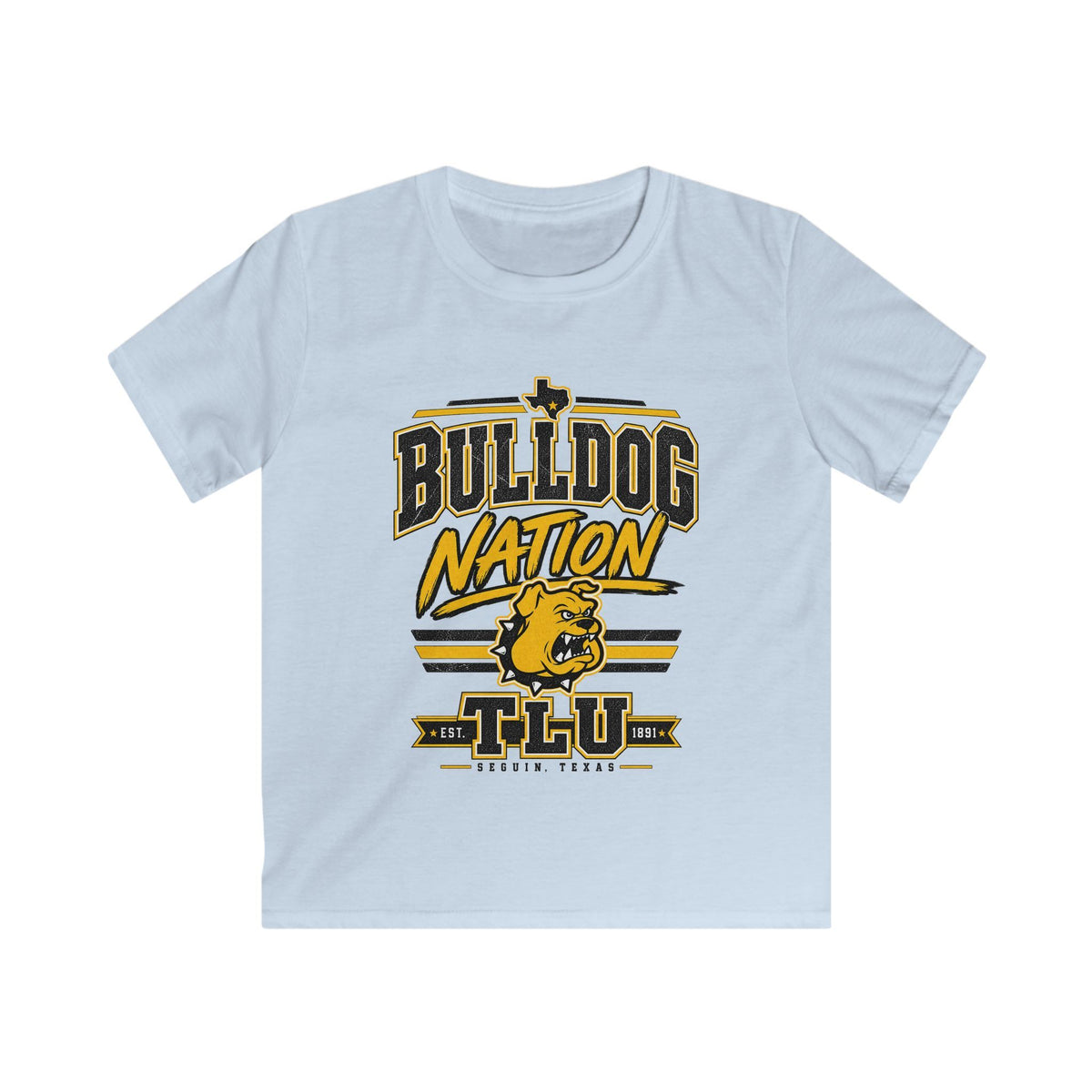 Kids Bulldog Nation Tee – Youth Bulldog Mascot School Spirit Shirt