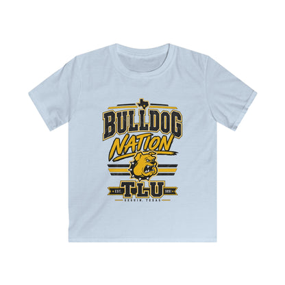 Kids Bulldog Nation Tee – Youth Bulldog Mascot School Spirit Shirt