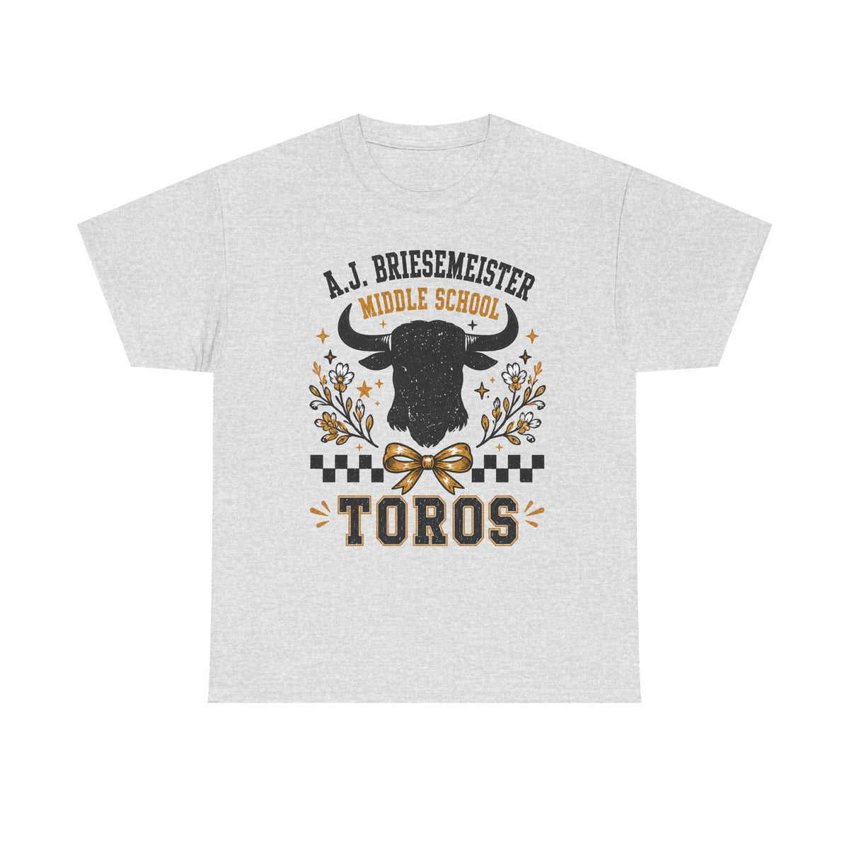 Toros Middle School Tee — A.J. Briesemeister School Spirit T-Shirt