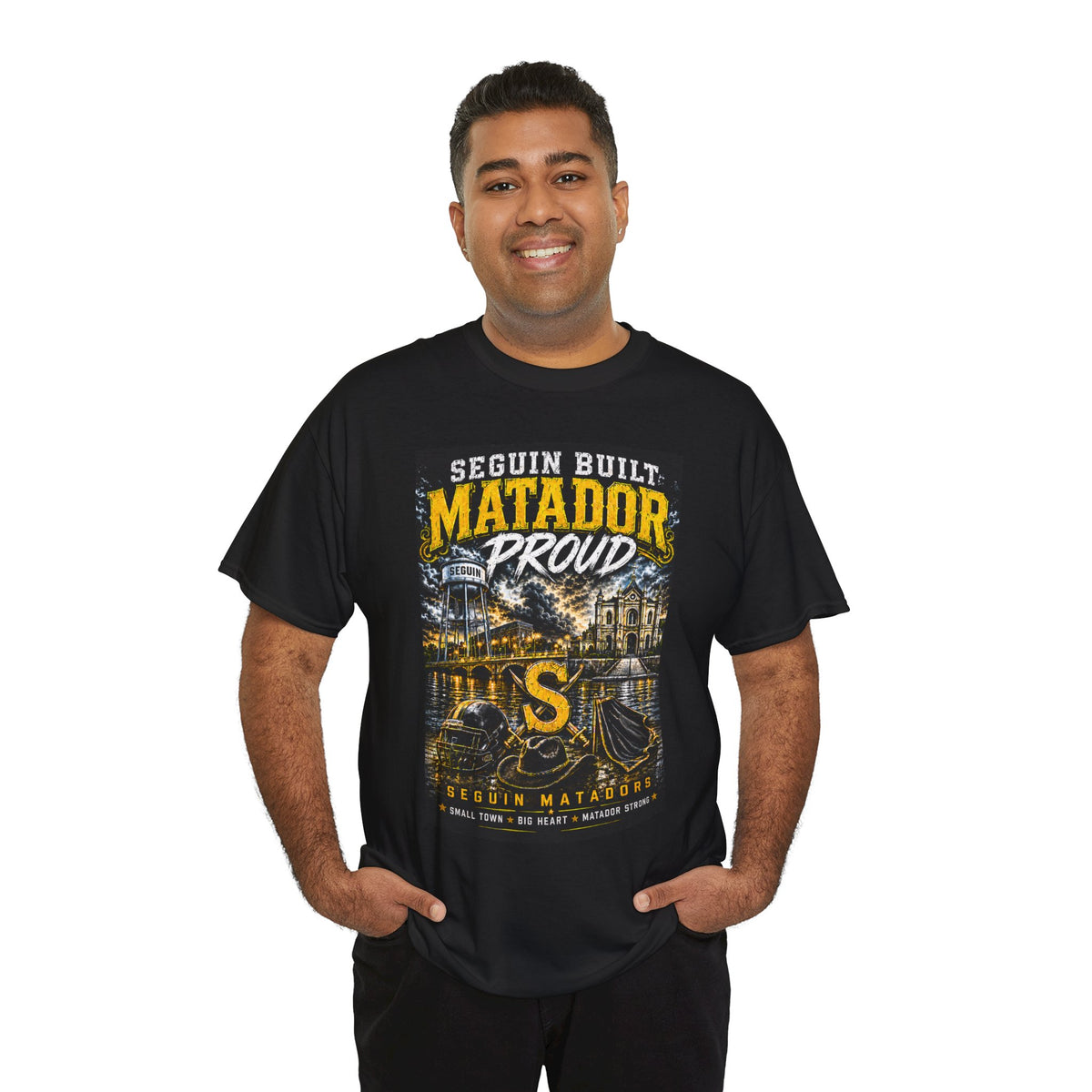 Matador Proud T‑Shirt — Seguin Built Community Tee