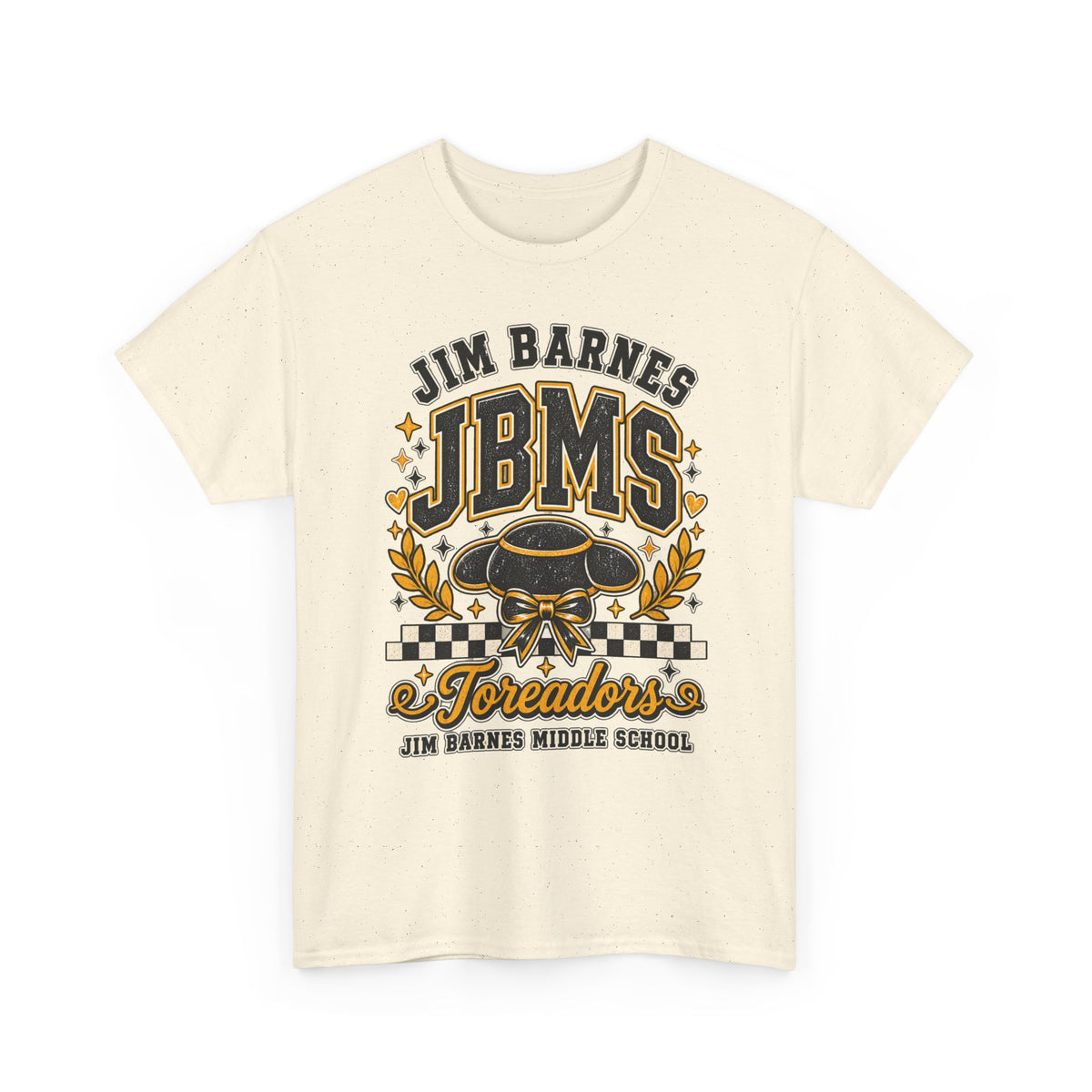 Jim Barnes JBMS Toreadors Middle School T-Shirt