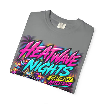 Heatwave Nights T-Shirt — Gonzales, Texas Retro Neon Party Tee