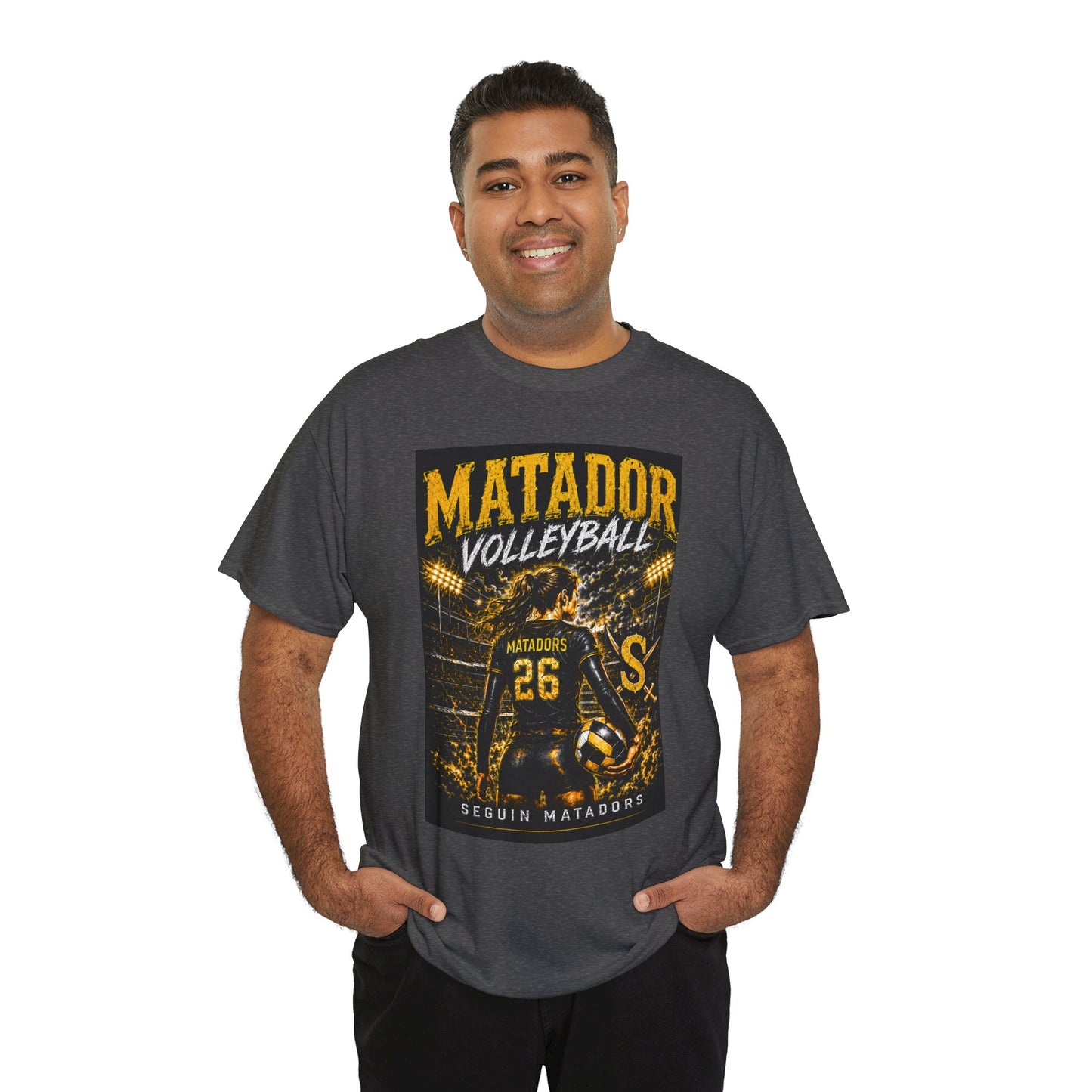 Matador Volleyball Team Tee — Sequoia Matadors Jersey Design