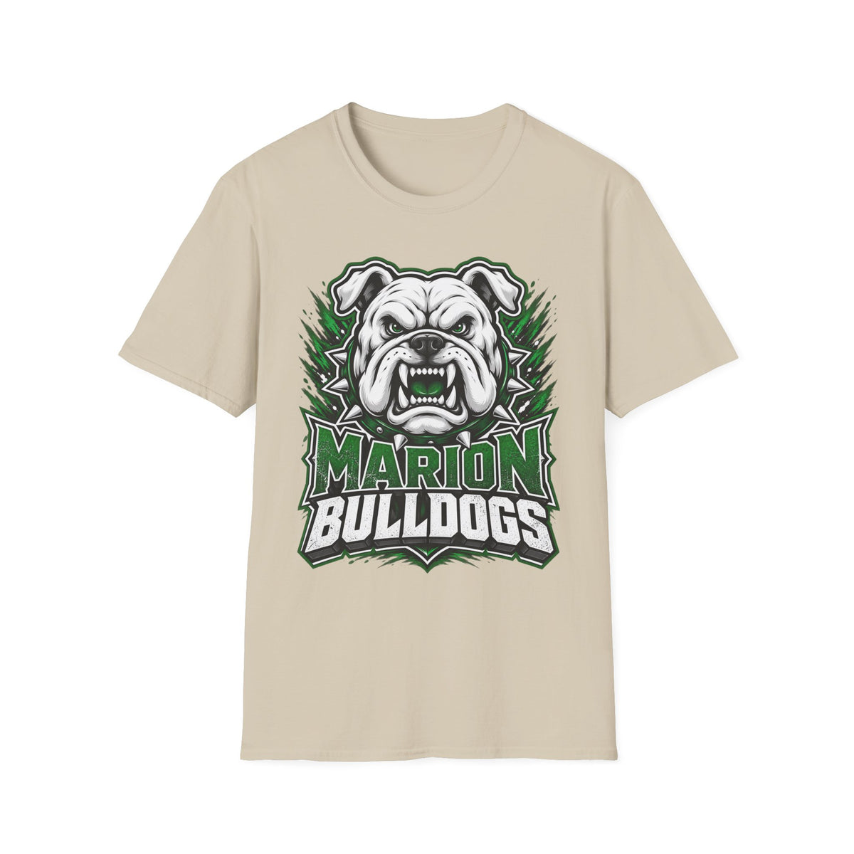 Bulldogs Mascot T-Shirt — Marion Bulldogs School Spirit Tee