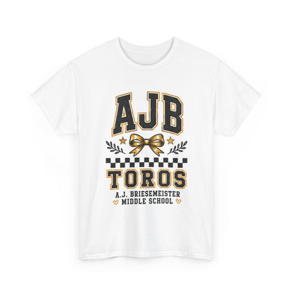 AJB Toros Middle School T-Shirt — AJ Bresemeister School Spirit Tee