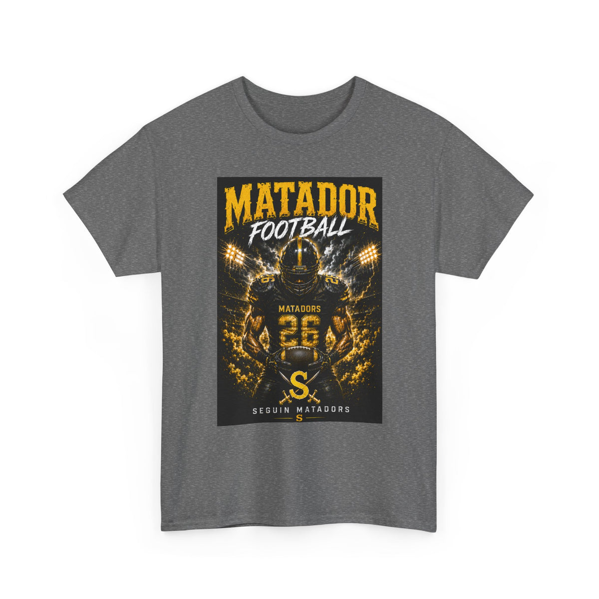 Matador Football Team Tee — Vintage Helmet Graphic Jersey Shirt