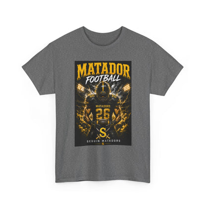 Matador Football Team Tee — Vintage Helmet Graphic Jersey Shirt