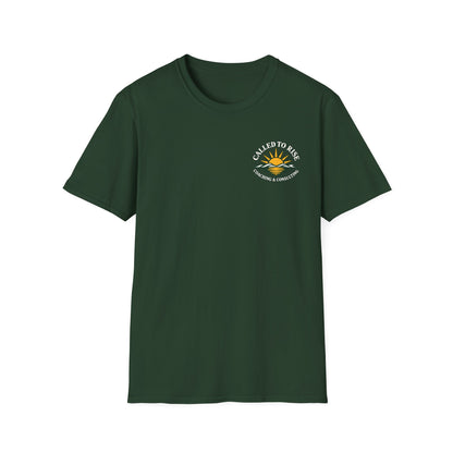 Called to Serve T-Shirt — Volunteer Faith Tee ("Called to Serve" with Sunrise)