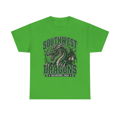 Southwest Dragons T-Shirt — San Antonio Texas Green Dragon Graphic Tee