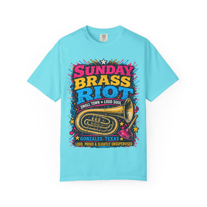 Sunday Brass Riot T‑Shirt — Gonzales Texas Band Tee
