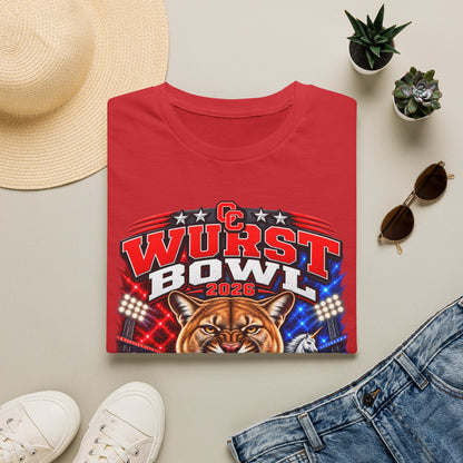 Wurst Bowl 2026 T-Shirt — Canyon Football Game Day Tee