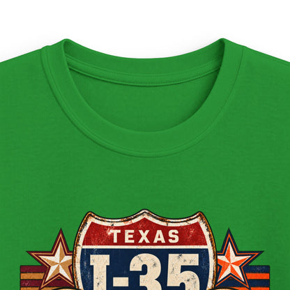 Kids I-35 Showdown Football Tee — Texas State vs UTSA Game Day Shirt