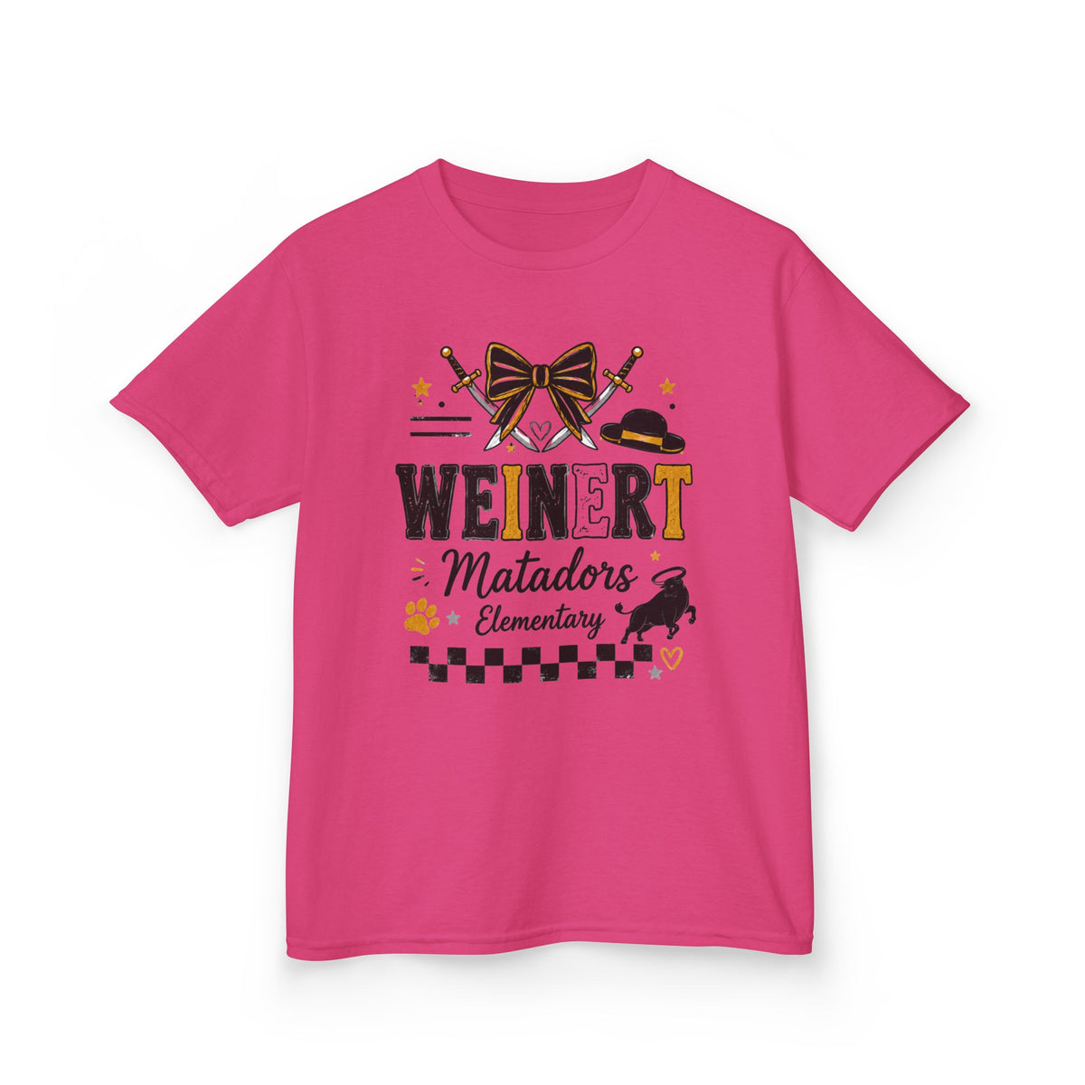 Matadors Elementary Kids T‑Shirt – 'Weinert' School Spirit Tee
