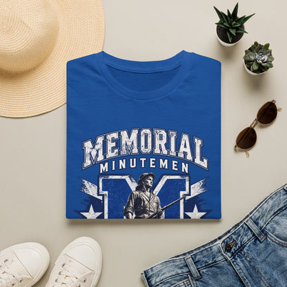 Memorial Minutemen Graphic T-Shirt — Vintage Patriot Military Tribute Tee