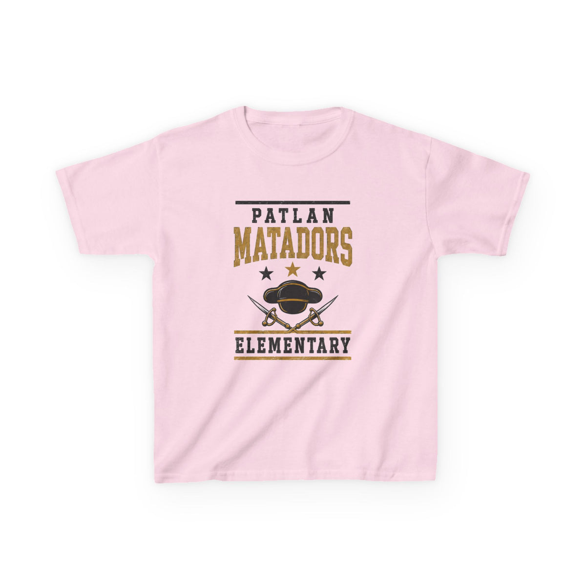 Patlan Matadors Elementary Kids T‑Shirt — School Spirit Tee