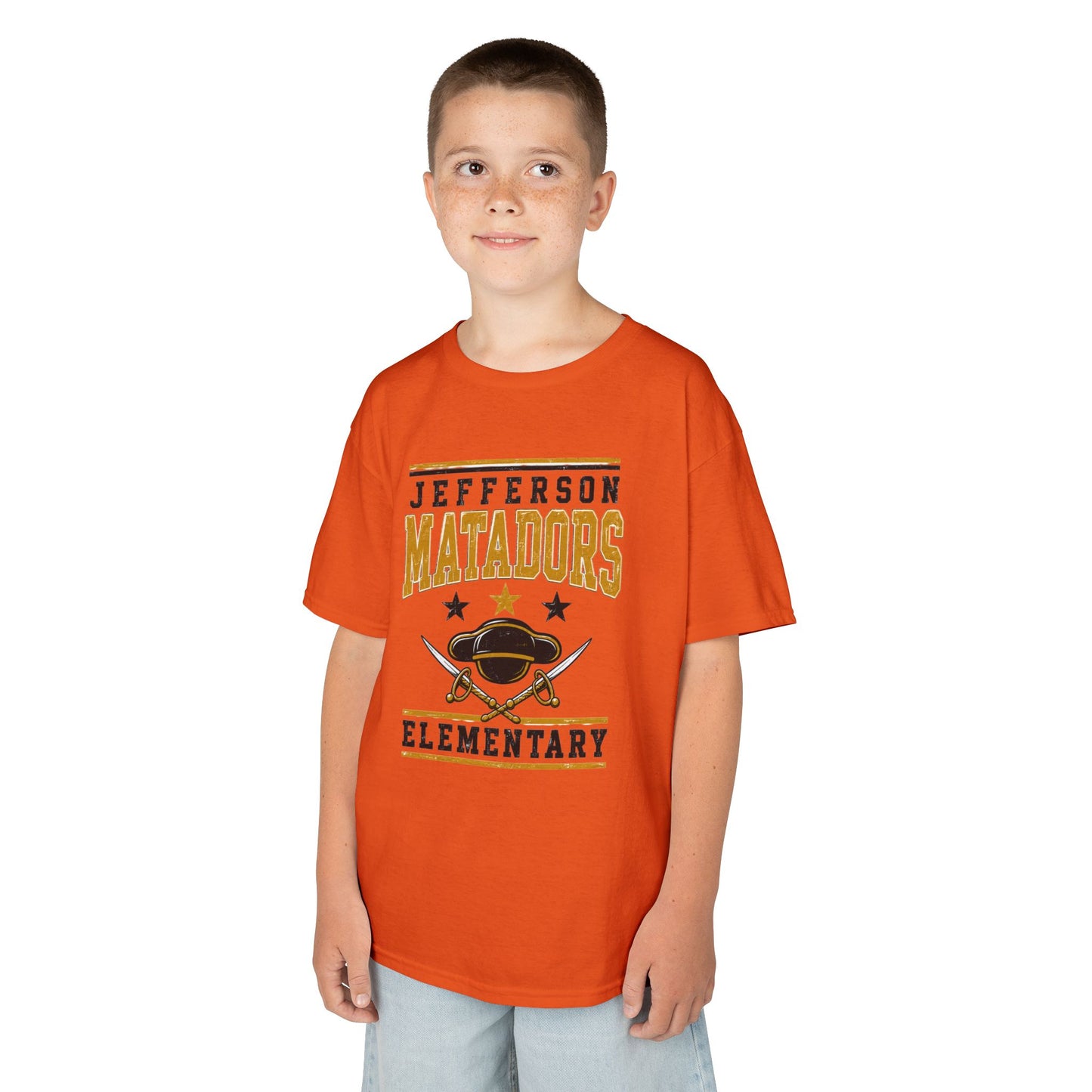 Jefferson Matadors Elementary Kids T-Shirt — School Spirit Tee