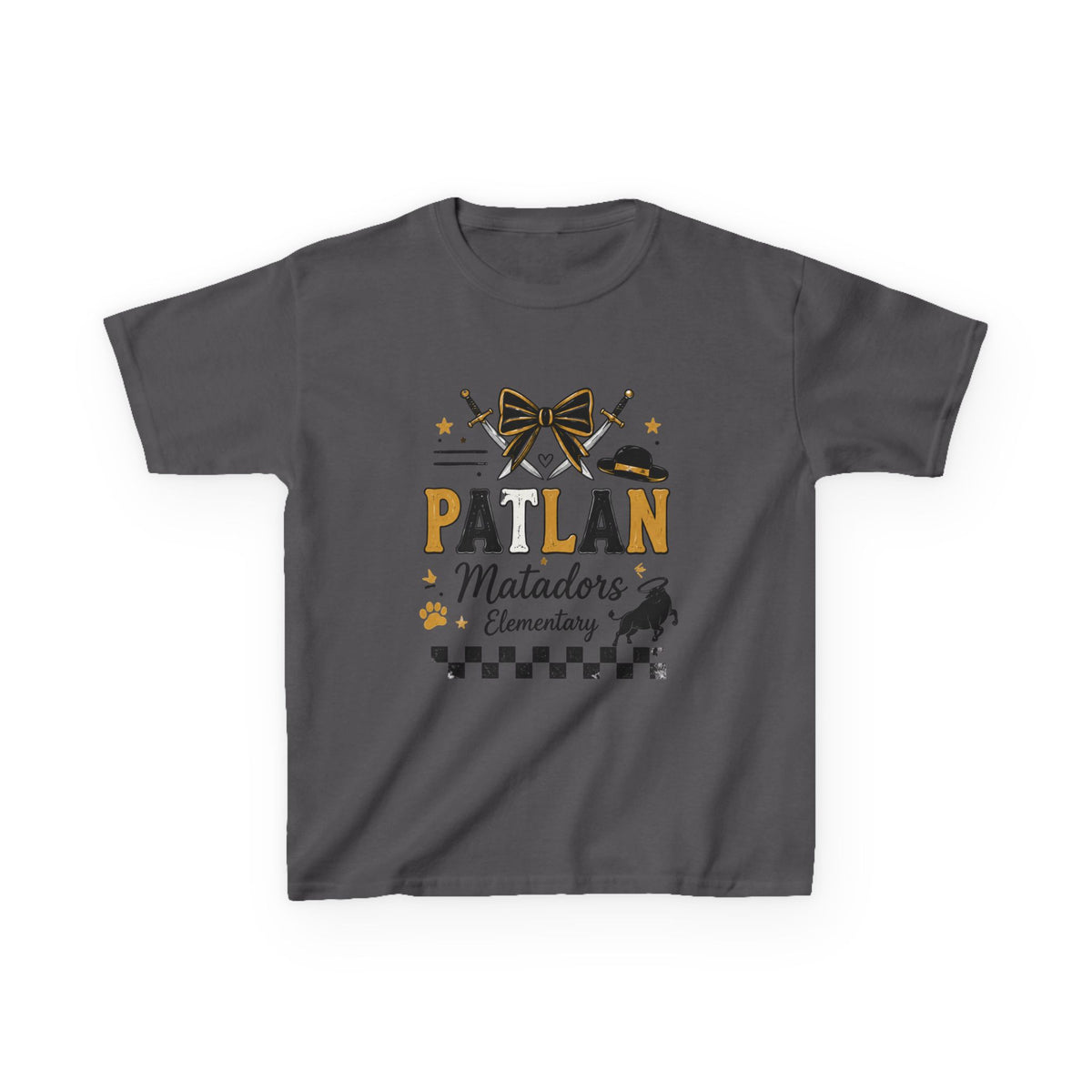 Patlan Matadors Elementary Kids T-Shirt — School Spirit Tee