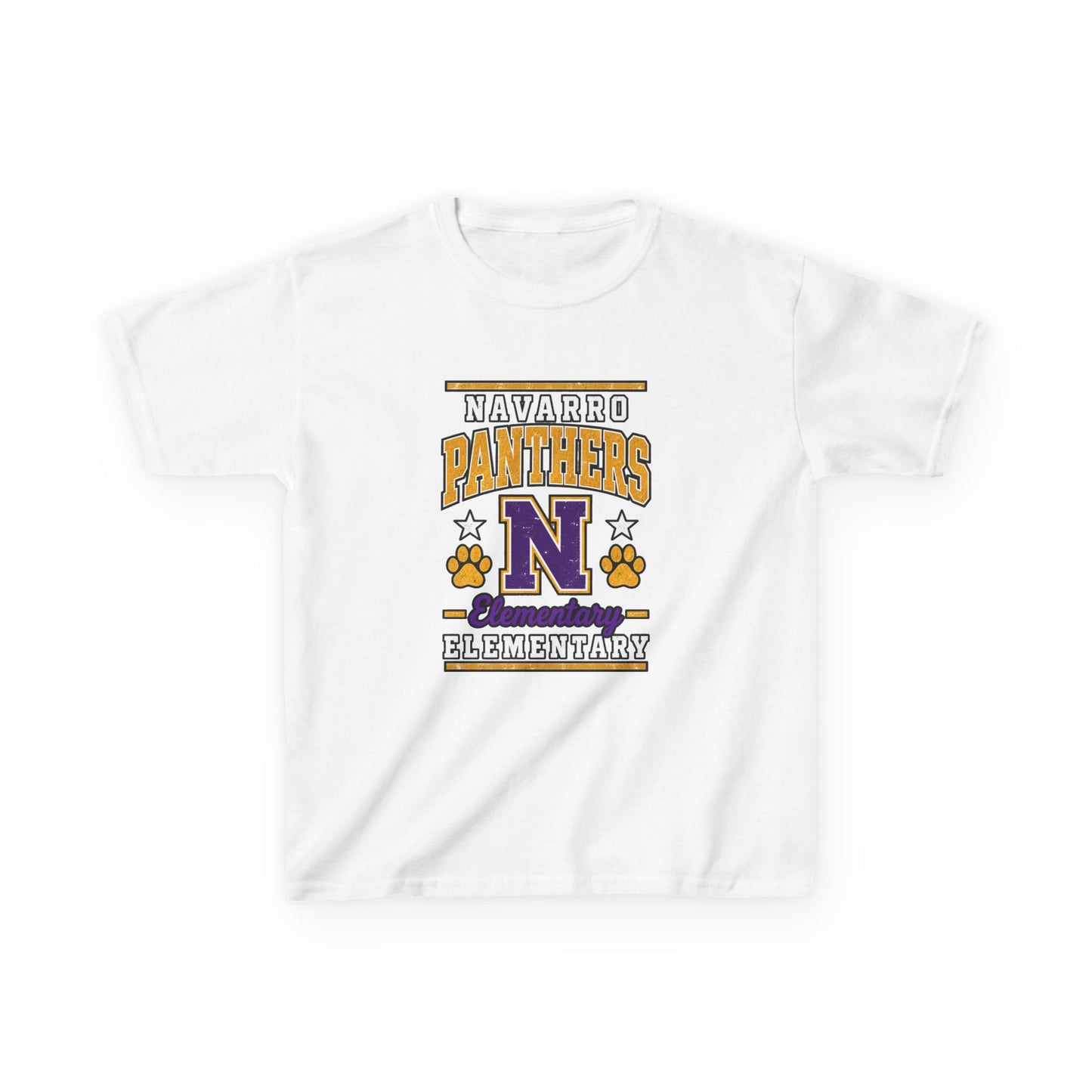 Navarro Panthers Kids T-Shirt — 'N' Elementary School Spirit Tee