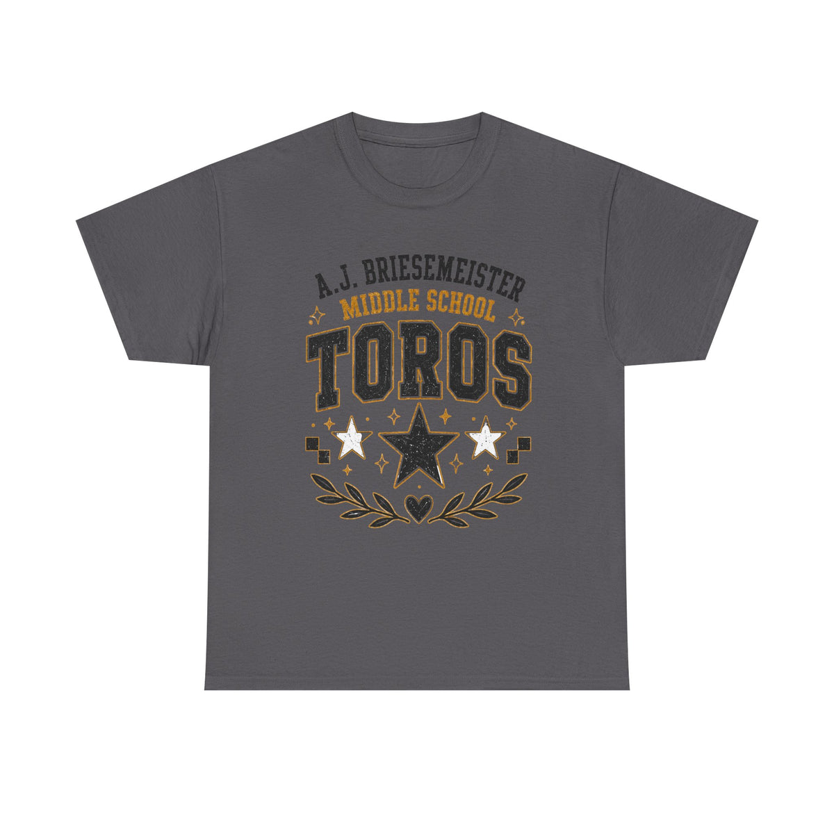 Toros Middle School Tee – A.J. Briesmeister School Spirit Shirt