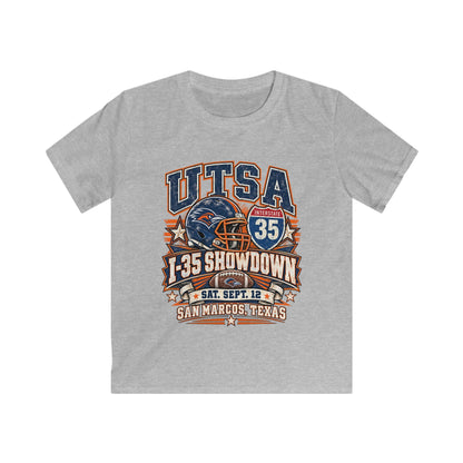 UTSA I‑35 Showdown Kids T‑Shirt — San Marcos Football Game Tee