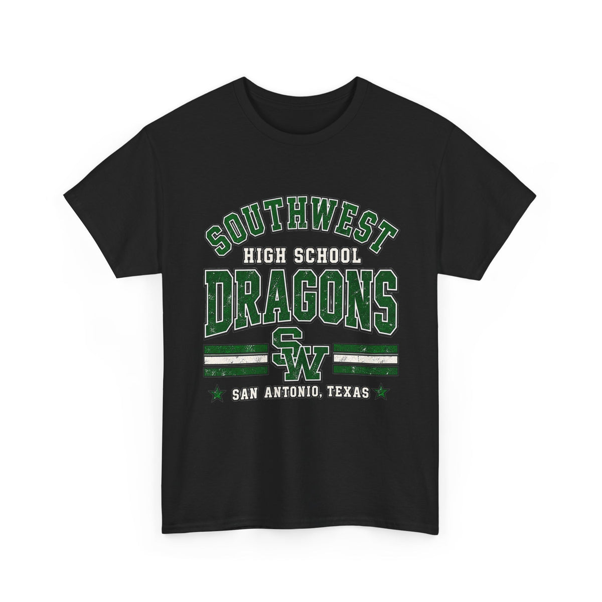 Southwest High School Dragons Tee — San Antonio, TX School Spirit Shirt