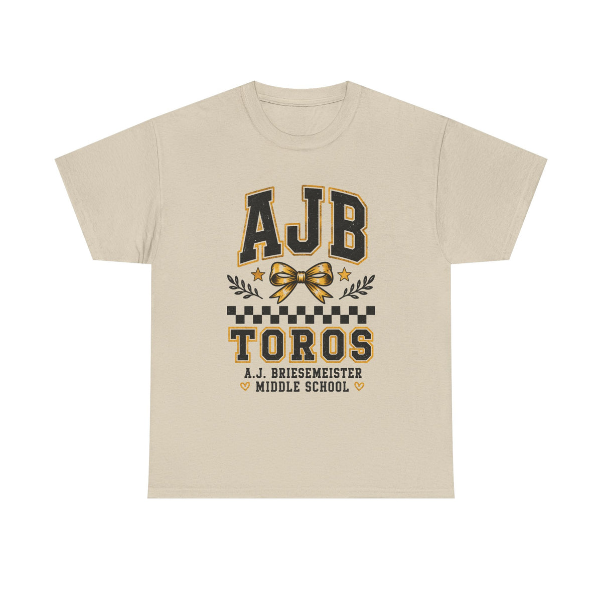 AJB Toros Middle School T-Shirt — AJ Bresemeister School Spirit Tee