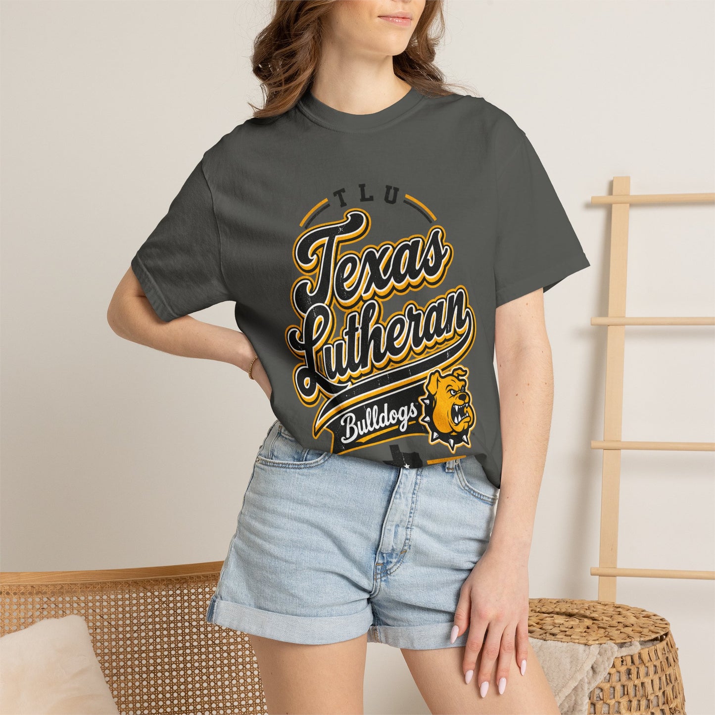 Texas Lutheran Bulldogs Vintage Script T-Shirt