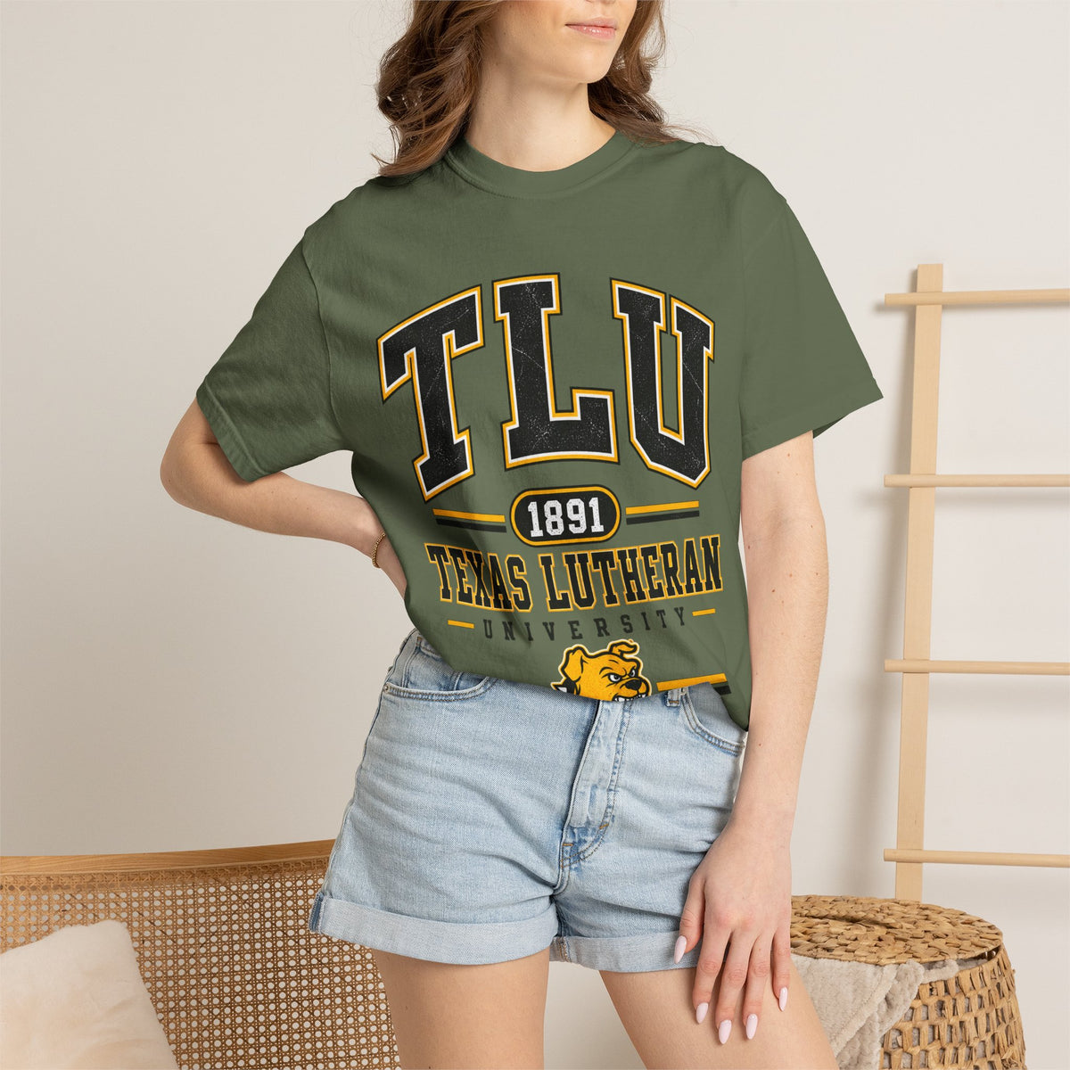 TLU Texas Lutheran University Bulldogs 1891 College T-Shirt