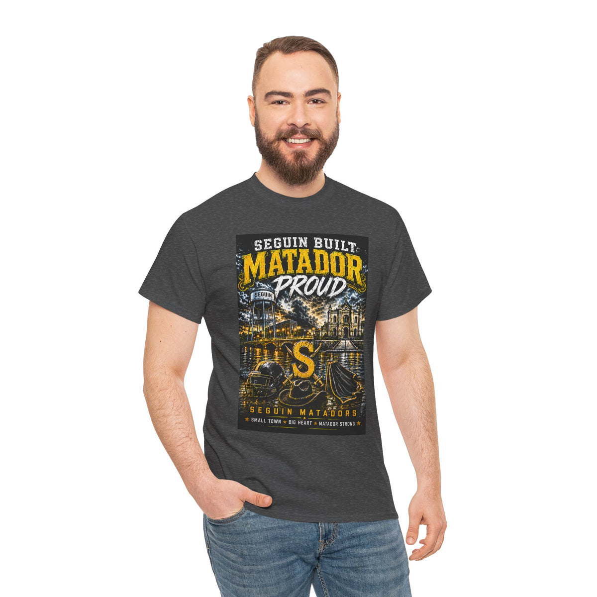 Matador Proud T‑Shirt — Seguin Built Community Tee