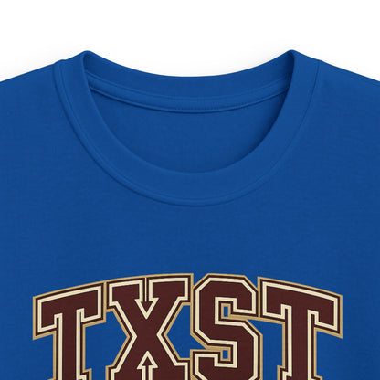 Kids TXST Bobcats Tee — Youth Texas State University Spirit Shirt